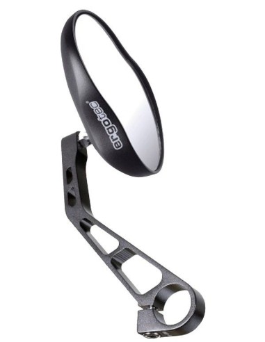 Specchietto Ergotec M 99 Alluminio, montaggio a dx/sx, nero