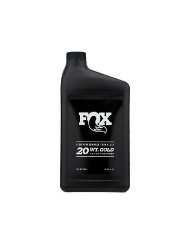 Olio Fox suspension Fluid per ammortizzatori e forcelle 20 WT Gold 1lt