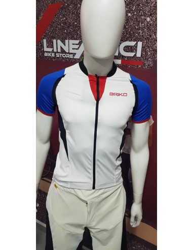 MAGLIA BRIKO GT TEAM JERSEY MAN BIANCA/BLU