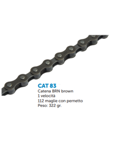Catena Brn per single speed