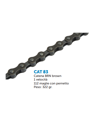 Catena Brn per single speed