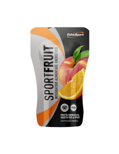 Integratore Ethicsport sport fruit 42 gr gusto pesca-arancia