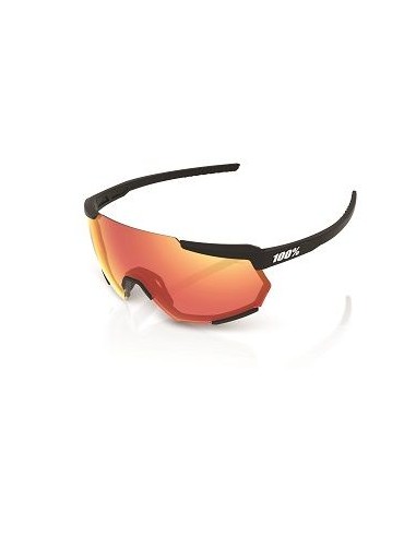 Occhiali 100% Racetrap soft black red lens