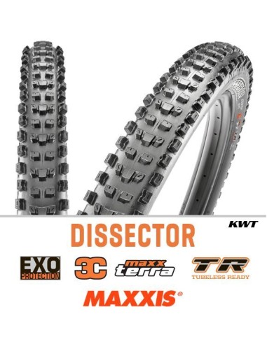 Copertone maxxis dissector WT TR exo 3c maxxterra 27.5X2.40 60X2TPI K