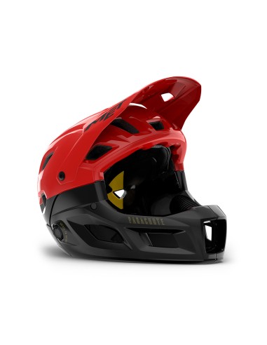 Casco Met Parachute Mcr Mips Ce Fusion Red Lucido M