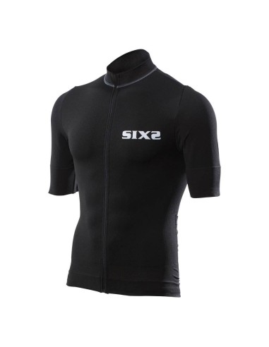 MAGLIA SIXS ZIP M/C NERA