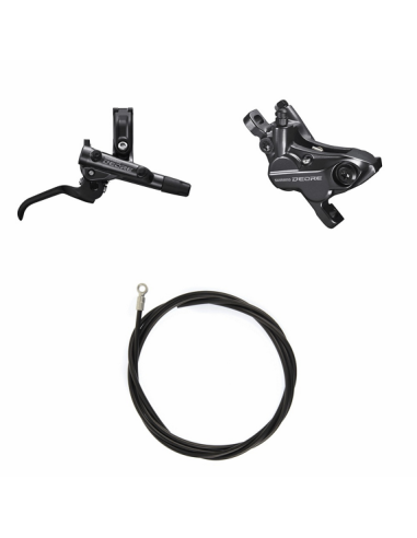 Shimano Deore kit freno disco posteriore 4 pistoni BL-M6100+ BR-M6120+ TUBO