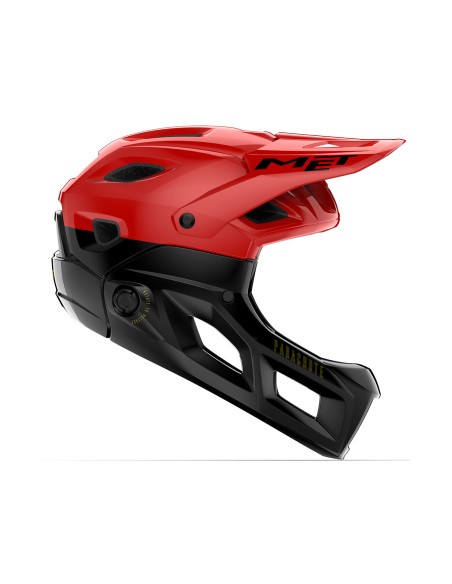 Casco Met Parachute Mcr Mips Ce Fusion Red Lucido M