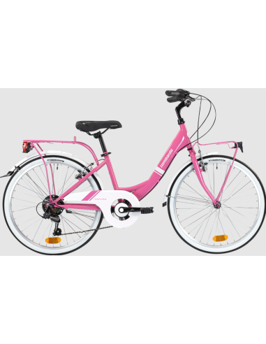 Lombardo Rimini 24 6 Speed Pink Gum/White Glossy