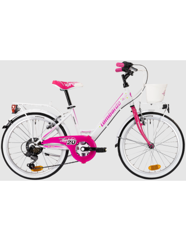 Lombardo Mariposa 20 6 speed White/Fuchsia Glossy
