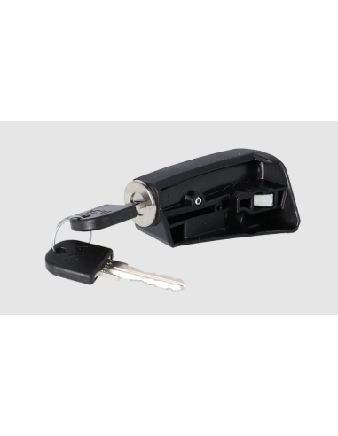 Lucchetto Batteria Yamaha Downtube nero, con alloggiamento in plastica