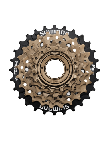 Cassetta Shimano ruota libera multipla MF-TZ500-6 6 velocità 14-28