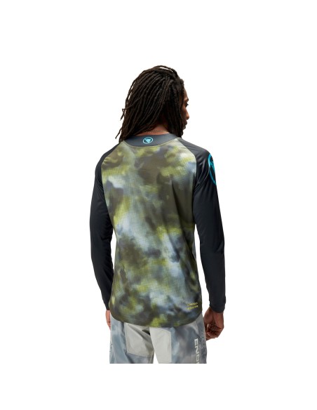 Maglia Endura Pixel Cloud L/S Tee LTD