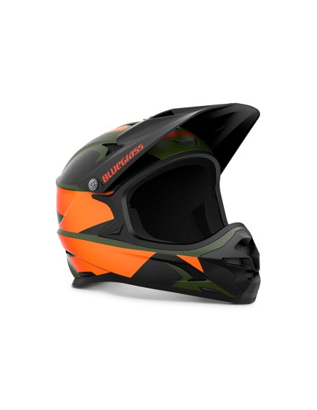 Casco Bluegrass Intox Verde Arancione Opaco M