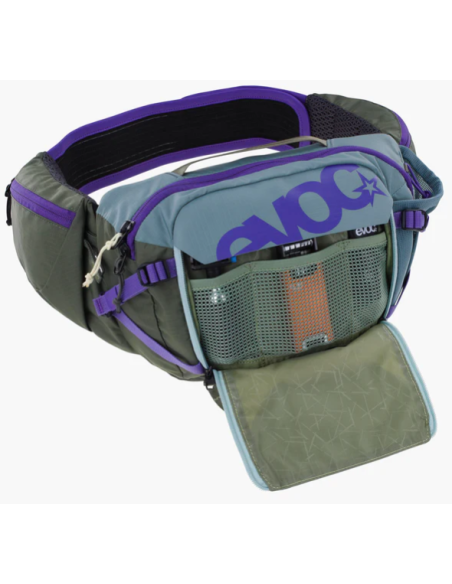 Marsupio Evoc Hip Pack Pro 3 Steel/Violet/Dark Olive