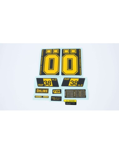 Adesivi Forcella Ohlins RXF38 m.2 Yellow