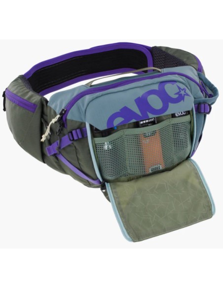 Marsupio Evoc Hip Pack Pro 3 Steel/Violet/Dark Olive