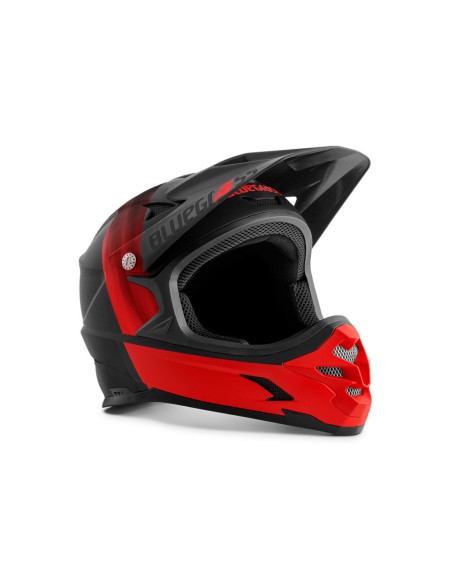 Casco Bluegrass Intox Nero Rosso Opaco M