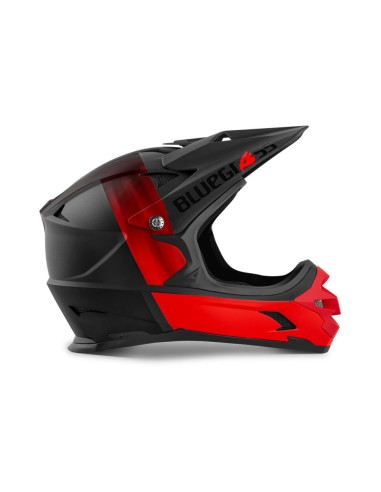 Casco Bluegrass Intox Nero Rosso Opaco M