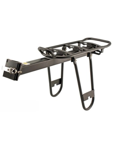 Portapacco posteriore al canotto nero