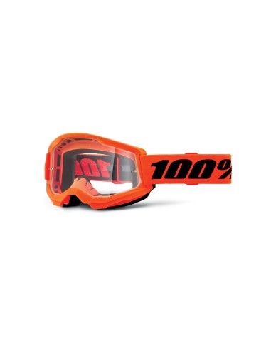 Maschera 100% Strata 2 Neon Orange...
