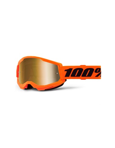 Maschera 100% Strata 2 Neon Orange...