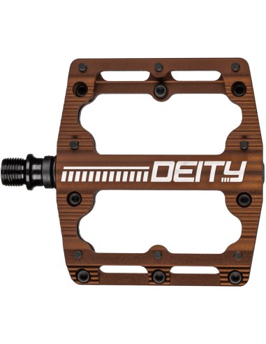 Pedali Deity Black Kat Bronzo