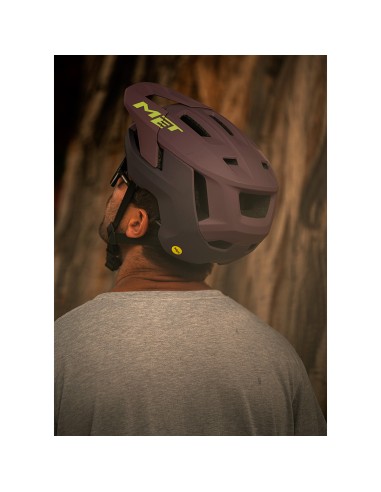 Casco Met Terrae Mips Mauve Opaco M