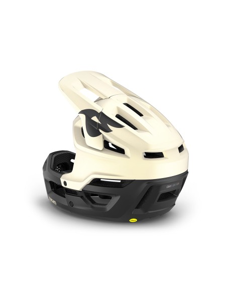 Casco Bluegrass Vanguard Core Mips Bianco Nero Opaco M